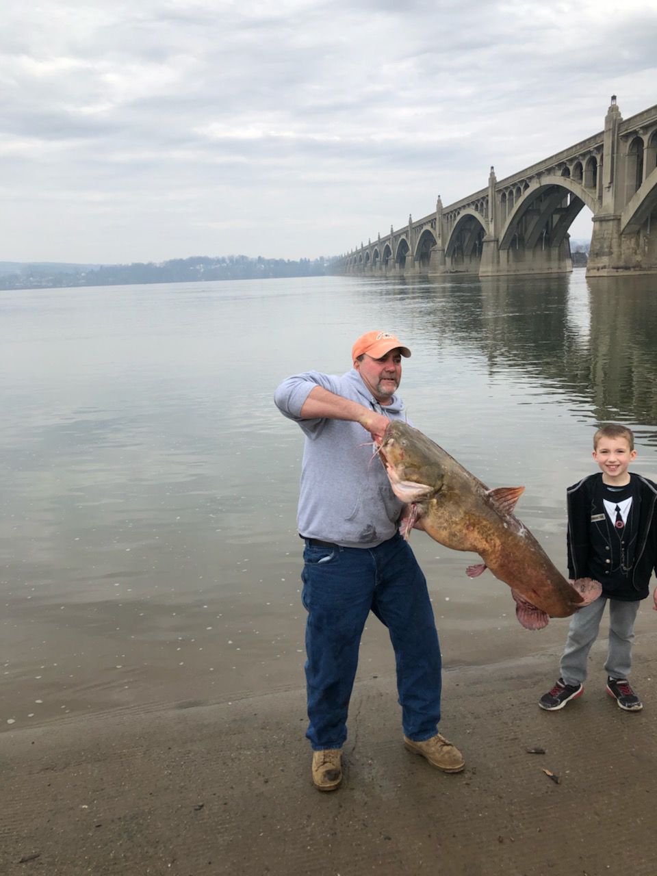 Record-setting catfish reeled in on Susquehanna River